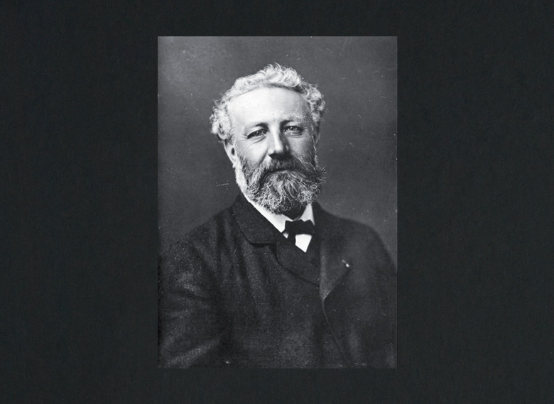Jules Verne par Félix Nadar,1878.