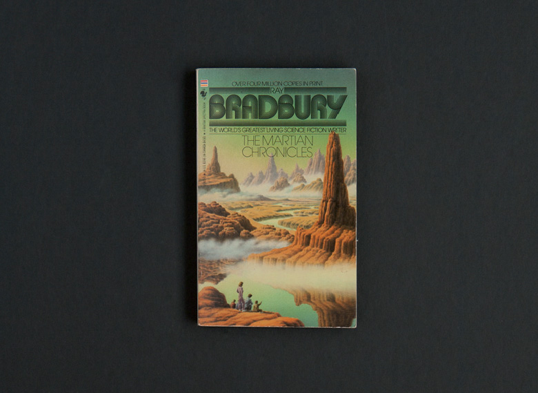 Ray Bradbury, The Martian Chronicles, Bantam Books, New York, 1988 (1950). Illustraton de Ian Miller.